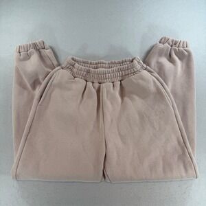 Comfrt Cloud High Waisted Sweatpants Latte Taupe Womens M